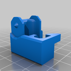 x-axis_support_Dual_gear.png Free 3D file Cable Chain - Ender 3 - dual gear extruder mount・3D print model to download
