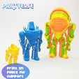 PRUNE add a et gt od eat) SUPPOrt STL file Buzz Lightyear Flexible Print In Place No Support・Template to download and 3D print