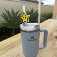 IMG_5075.jpeg Mario Star stanley cup straw topper
