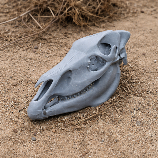 Zebra Skull