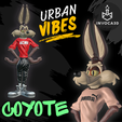 wile-e-coyote-urban-vibes-street.png WILE E. COYOTE FANART URBAN VIBES - MULTICOLOR/AMS- MULTIPARTS HEAD - Looney Tunes