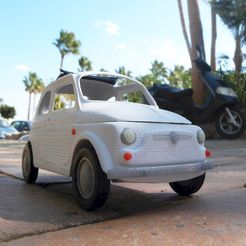 2.jpg Fichier STL Voiture italienne des sixties・Modèle à télécharger et à imprimer en 3D