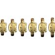 Hello-kitty-ring-size5to10-01.jpg Hello kitty band US sizes 5to10 3D print model