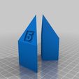 5_white_small_triangle_tangram.jpg 3D Pyramid Tangram with Sphinx Holder