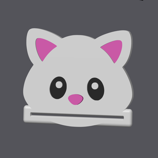 Kitten / Cat Head - Farm Animals - Toothpaste Squeezer 3D model