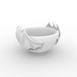 Bat-Wing-Bowl.5.jpg Bat Wing Bowl 3D Print Model Gothic Decor