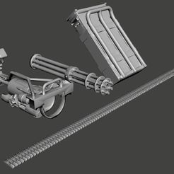 M134-A2_Vulcan_Minigun_Set.jpg M134-A2 Vulcan Minigun Set for Action Figures 3D print model