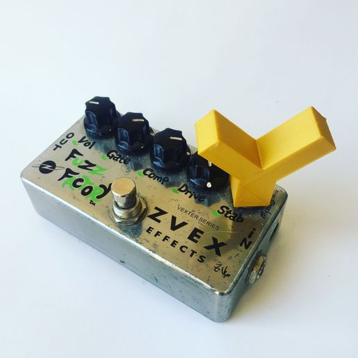 🎸 Guitar Pedal Foot Control Knob・Free 3D File for 3D printing・Cults