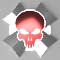 Halo_Medal_v6.png Archivo STL gratis Medalla de Exterminio del Halo・Modelo para descargar y imprimir en 3D
