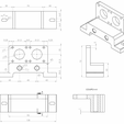 Support_stepper_double_-reducteur_V1.PNG Stepper motor support (Stepper) single, double + roller bearings type 608