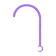 Tomato_Stake_Hook_75mm.stl Estaca de tomate - Estaca de planta