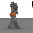 untitled.425.jpg Bust Wolf Woman Bust Wolf Woman Amerindian Amerindian ornament