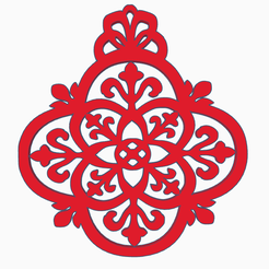 victorian-snowflake.png Décoration de sapin de Noël victorienne en forme de flocon de neige