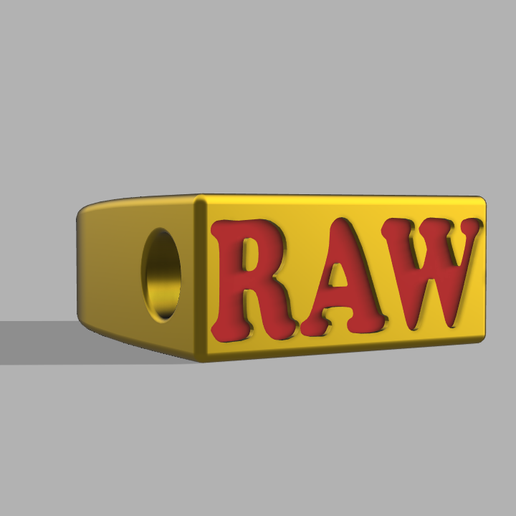 Cigarette Holder Ring 3D model