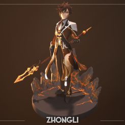 zhongli1.jpg Zhongli - Genshin Impact 3D print model