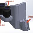 2 oculaires 31.75 Adaptateur pour H.C. d'origine. 2 vis CHC M4 USB3 / Power HUB shield for NexStar Evolution 6 / 8 / 9