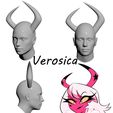 13.jpg Helluva Boss characters horns STL pack 3D print model