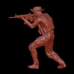 BPR_Render.jpg STL file MODERN SOLDIER SHOOTING IN ACTION・3D print object to download