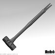 GHOST-NIGHTWAR-COD-MW22-BREACHING-TOOL-SLEEDHAMMER-05.jpg Ghost Sledge Hammer - Outil de brèche pour Cosplay - Modèle STL fichier d'impression 3D