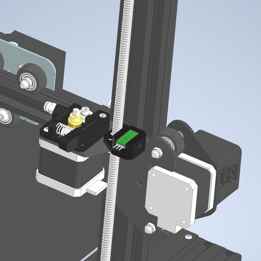 ender.PNG Ender 3 Optischer Filament-Runout-Sensor Halterung