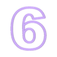 6.stl Neon Led Doppelnummern