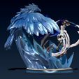 WIP22.jpg One Piece - Aokiji Kuzan Marine Admiral statue - Blue Pheasant 3D print model