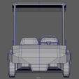 Low_Poly_Golfing_Car_Wireframe_04.png Low Poly golf cart // Design 01