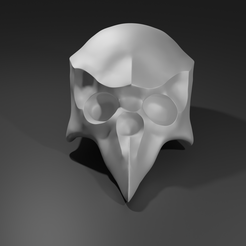 vrana2.png STL file Plague doctor skull 3D print model・3D printer design to download