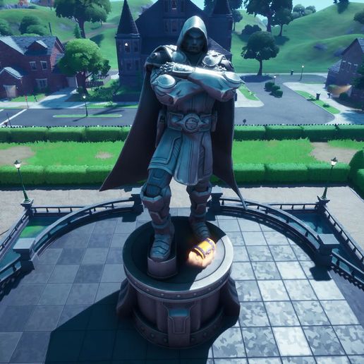 Fortnite Doctor Doom Statue 3D model