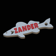 Perch.png zander / pikeperch fish keychain / pendant