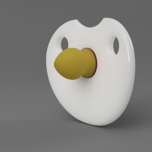 👶 Baby Pacifier・Free STL File for ・Cults