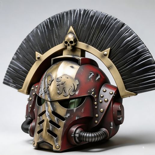 Icon of the Dark Apostle - Word Bearers Chaos Helmet