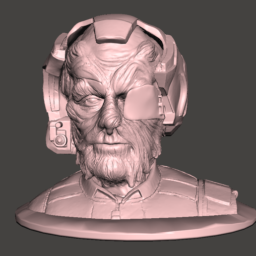 Inspirado en la pelicula El ultimo guerrero espacial (The Last Starfighter)  "Lord Kril" - 3D model önizlemesi