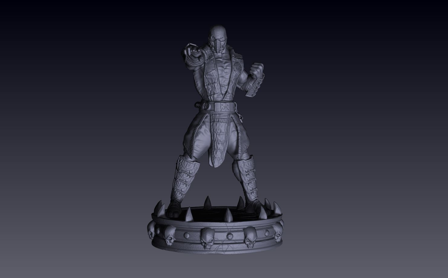 1.jpg Download OBJ file Sub-Zero Mortal Kombat • Object to 3D print, bogdan_rdjnvc