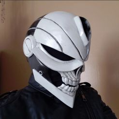 GR 1.jpg 3D file Ghost Rider Helmet (Robbie Reyes)・3D printable model to download, 3DPrintGeneral