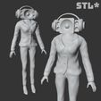 44444.jpg SPEAKER WOMAN FROM SKIBIDI TOILET | 3D FAN ART