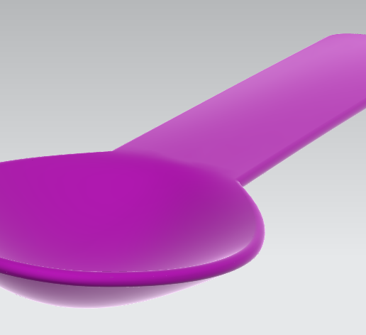 🥄 3D PRINTABLE SPOON・ STL File for 3D printing・Cults