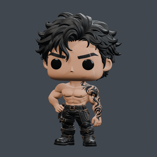 Xaden Riorson – Figura estilo Funko 200 mm | Fourth Wing / Alas de sangre | STL