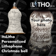 Vignette.png STL file ItsLitho Christmas Bell・3D printable model to download