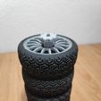 container_wheel-stand-3d-printing-224443.jpg Free STL file Wheel stand organizer・3D print model to download