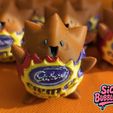 EGGS9.jpg Togepi Creme Egg Shaker keychains