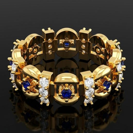 Band Ring – 3D Model for Jewelry Casting | STL
