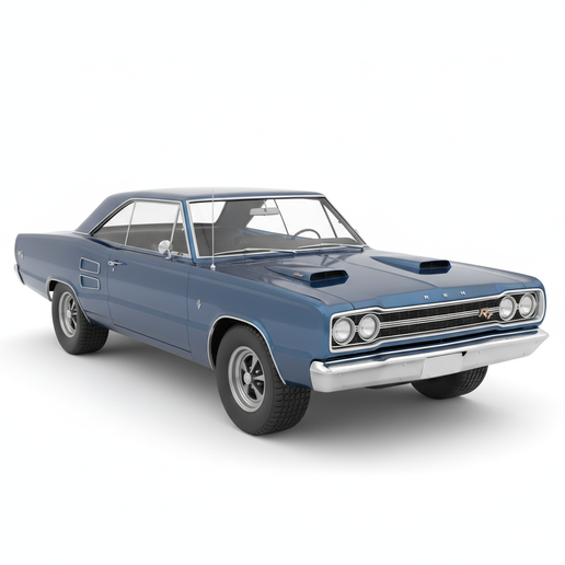 Dodge Coronet R/T hypercar, automobile, muscle car, vintage car, diorama, pickup, drift car, car model, car 3D, sports car, classic car, car STL, supercar, vehicle, JDM, truck, car, SUV, race car, garage