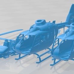 Adac-Eurocopter-EC135-Cristales-Separados-1.jpg Archivo 3D Adac Eurocopter EC135 Printable Helicopter・Objeto imprimible en 3D para descargar, hora80