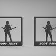 3.jpg Body Paint - Arctic Monkeys - Wall hanger