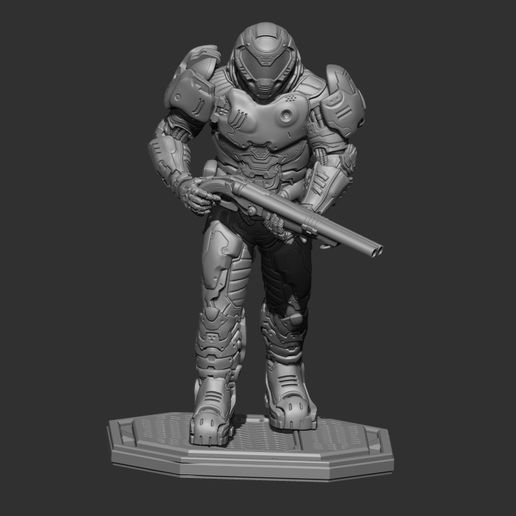 Doom Slayer .STL 3D model