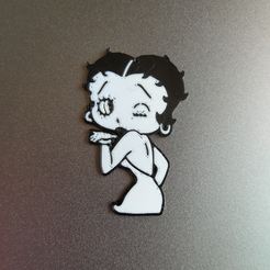 2.PNG Betty Boop 2D keychain