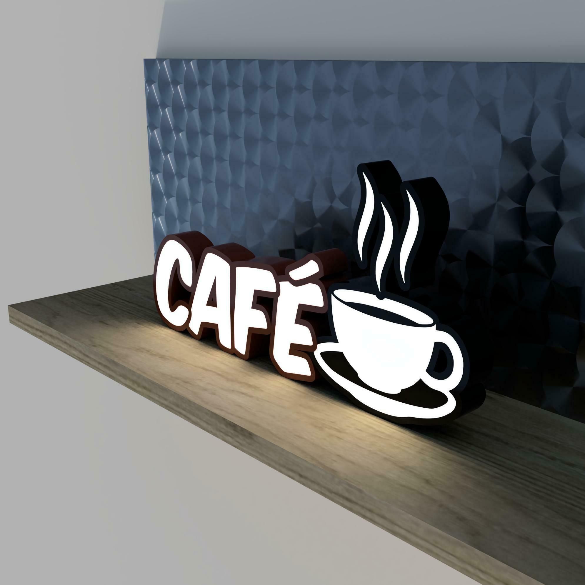 LED_-_CAFE_(chavena)_2021-Apr-21_03-44-08AM-000_CustomizedView26717150254.jpg 3D file CAFÉ & CUP - LED LAMP WITH NAME (NAMELED)・3D printing template to download, HStudio3D
