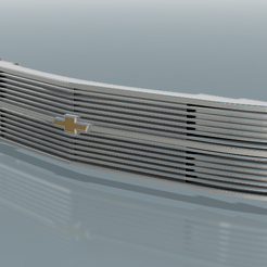 90's-Square-body-phantom-bar-grill.png STL file Chevy OBS Custom Phantom grill・3D print object to download