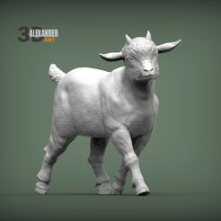 goatling-1.jpg Fichier STL Modèle d'impression 3D de la chèvre・Modèle pour impression 3D à télécharger